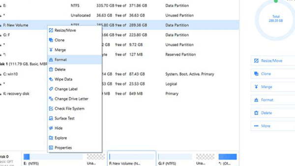 harici sabit disk nasil bicimlendirilir