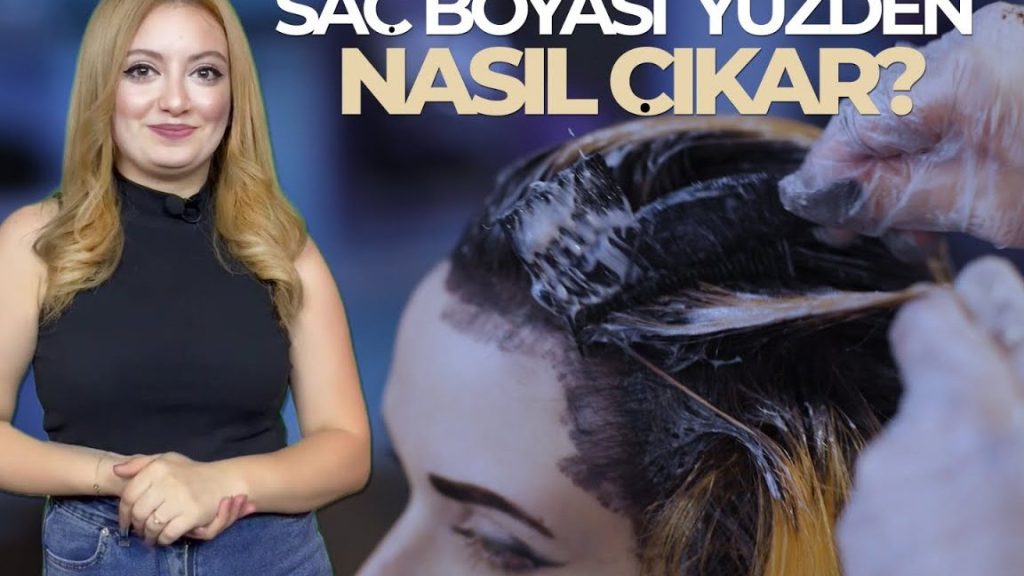 sac boyasi ciltten nasil cikarilir
