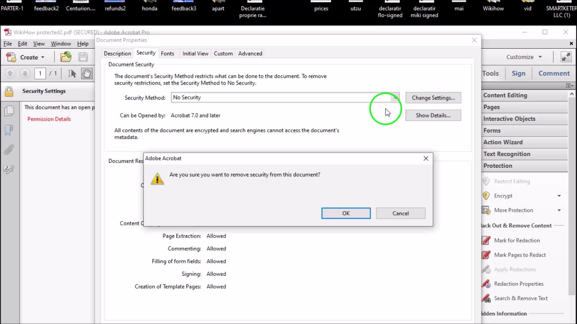 Unlock a Secure PDF File Step 25 preview Version 2